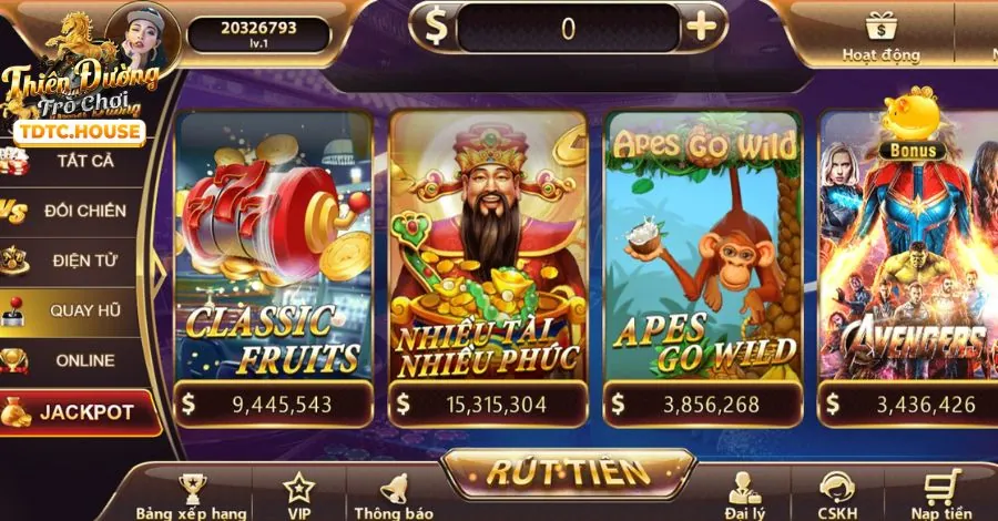 Thế giới game slot và nổ hũ đa dạng tại 888b online